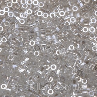 Бисер DBC-50 Miyuki Delica Beads Cut 11/0 (рубка, блестящий, белый прозрачный)